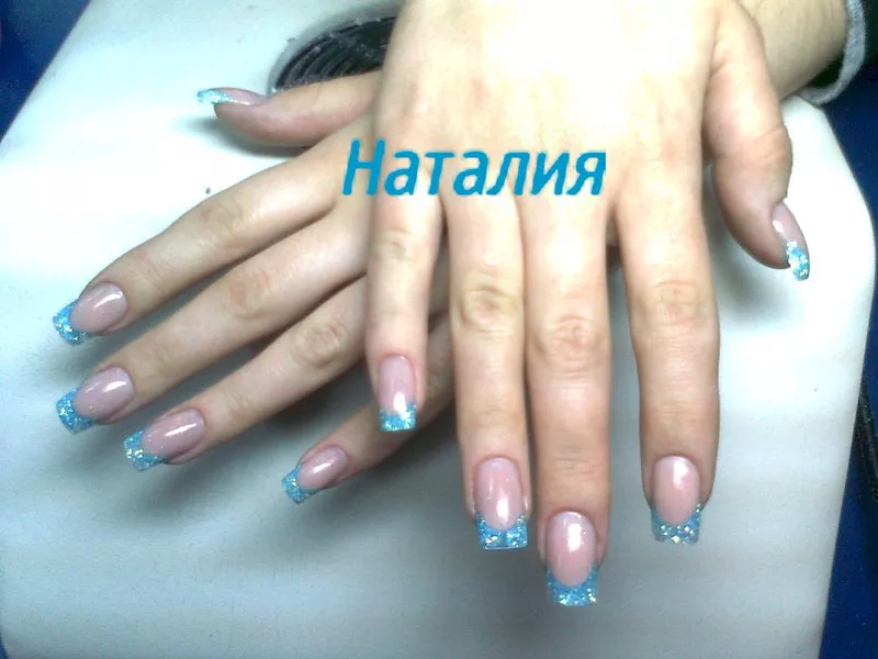 Наращивание ногтей,  маникюр,  холодная парафинотерапия г.Алматы 3