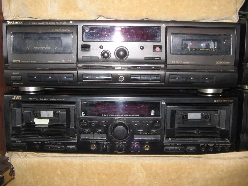 Аудиодэки Technics , JVC