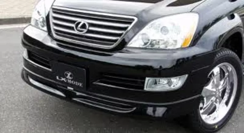 Передние и задние бамперы на Lexus GX 470 и RX 300