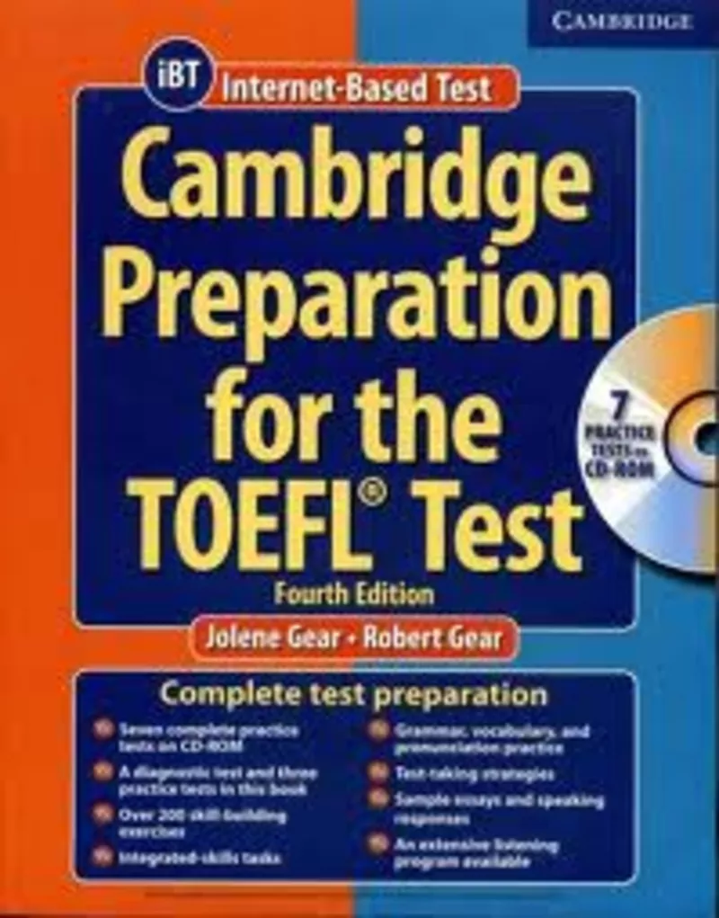продам новый учебник по пдготовке к TOEFL iBT 2012г выпуска