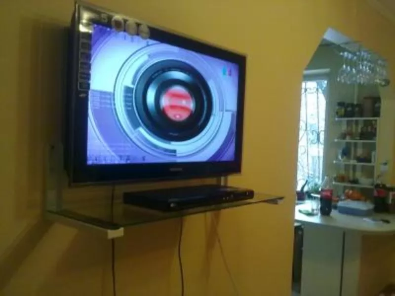Навеска телевизора на стену в Алматы 2