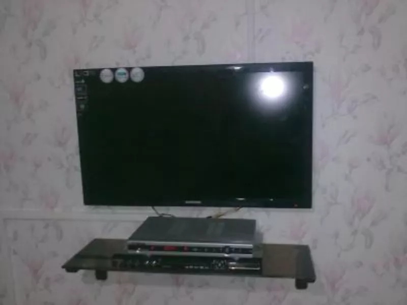 Установка монтаж навеска телевизора на стену в Алматы 3