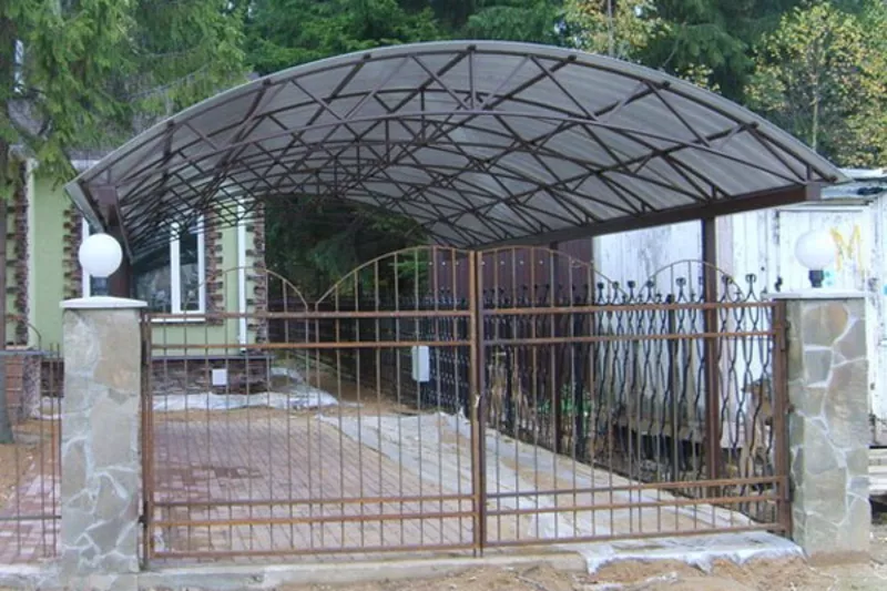 Авто навесы,  решетки и ворота 4