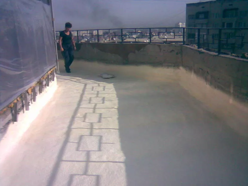 Бесшовная теплогидроизоляция пенополиуретаном. 3