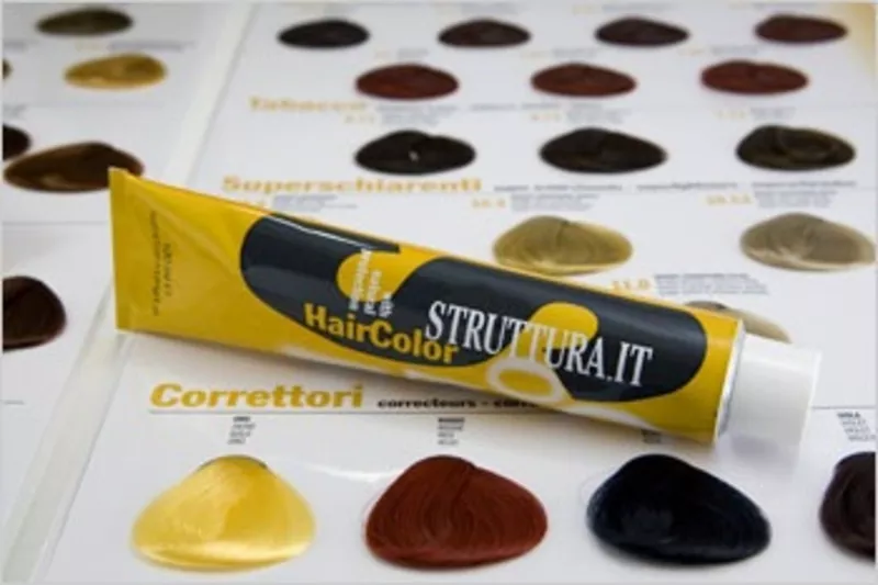Краска для волос Struttura,  Италия - тюбик на 4 покраски