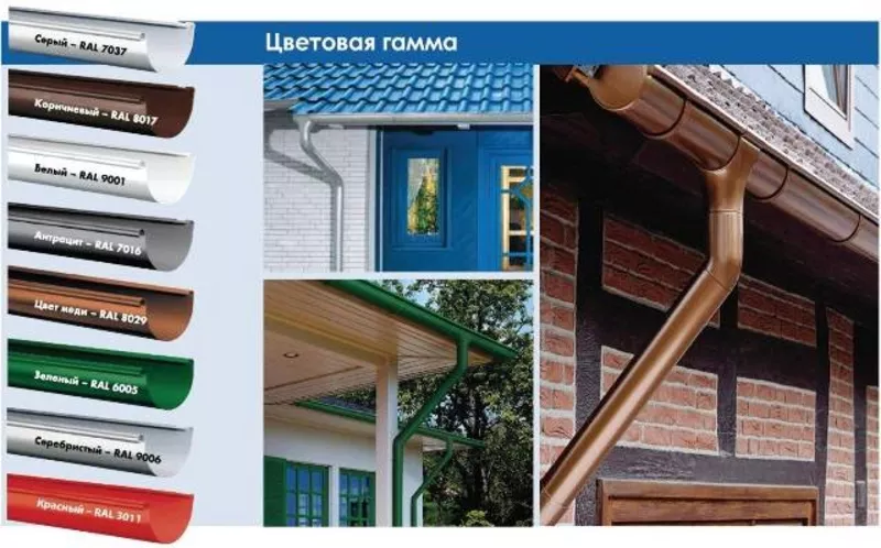 Водосточная система MARLEY в Алматы 3