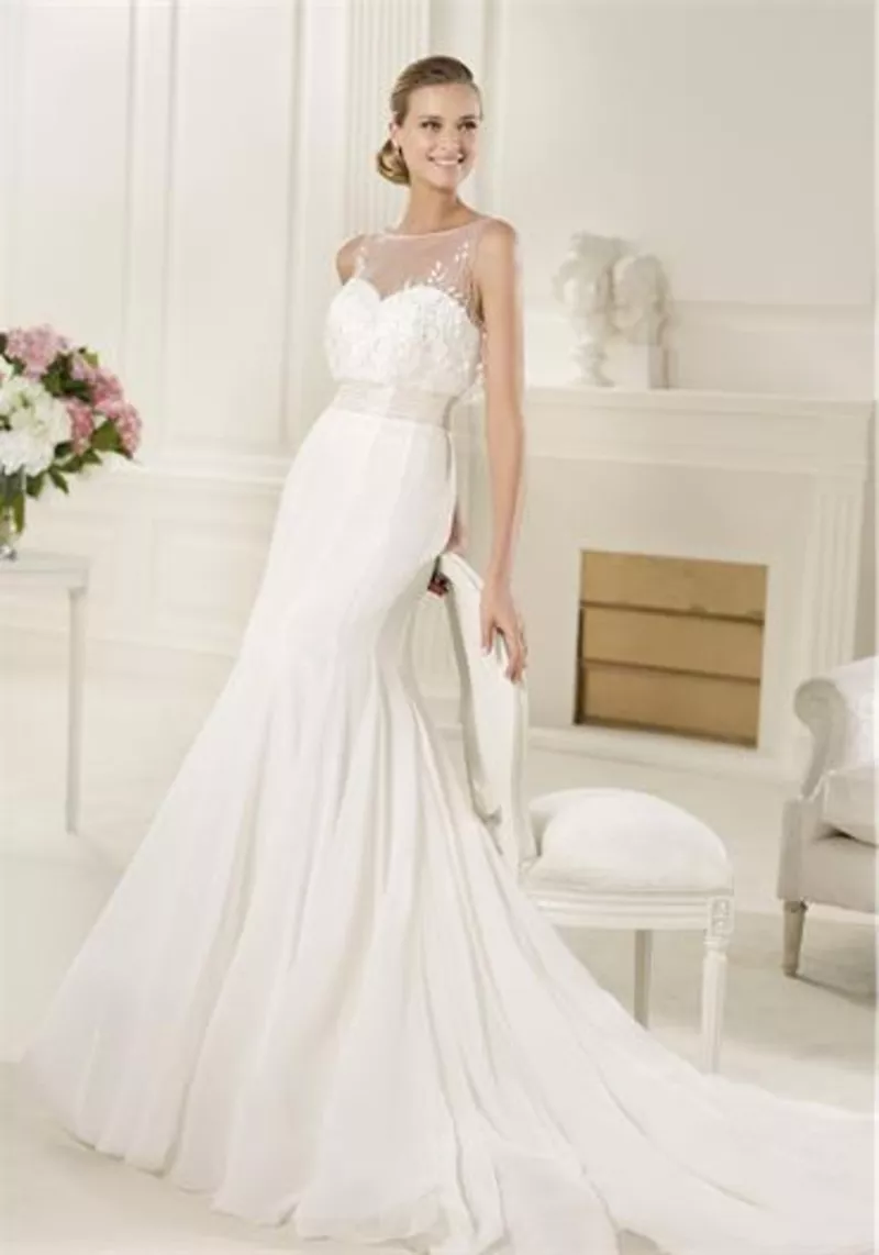 Свадебное платье бренда Pronovias,  модель Delfin 2013 года-70% скидка.