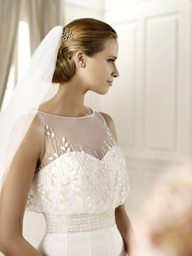 Свадебное платье бренда Pronovias,  модель Delfin 2013 года-70% скидка. 3