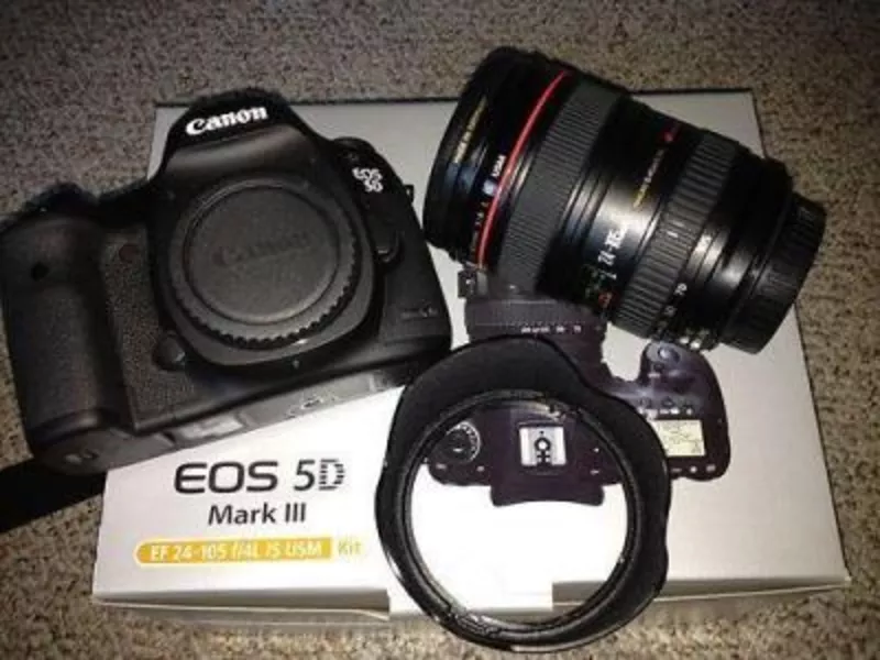 Canon EOS 5D Mark III Цифровая зеркальная камера с EF 24-105mm F / 4 L
