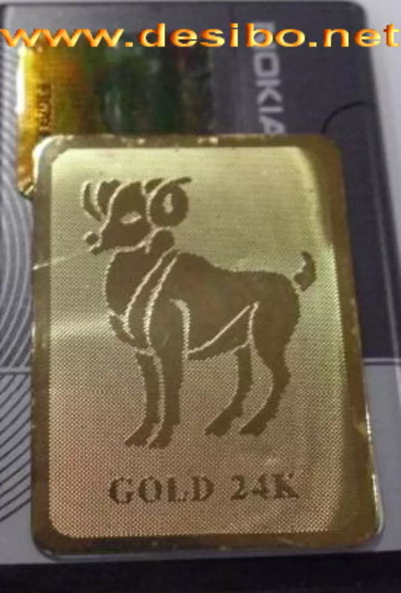 Золото 24 карат защитная наклейка для мобильных телефонов