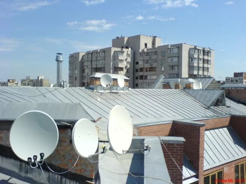 Установка,  настройка,  подключение спутниковых антенн в Алматы.