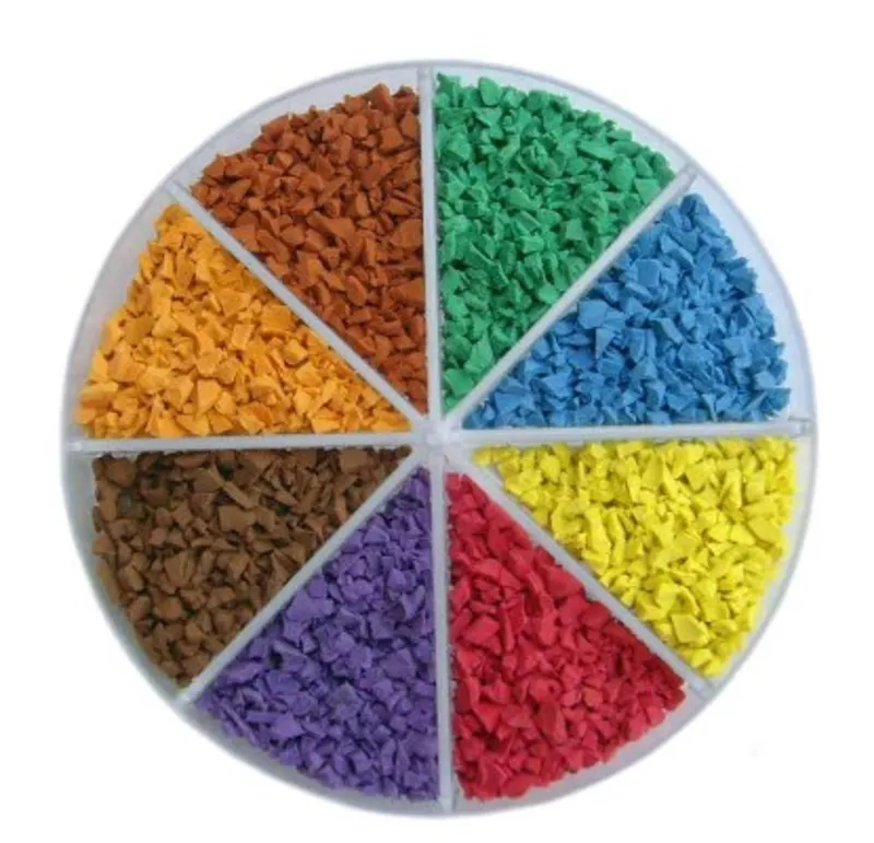 Цветная резиновая крошка EPDM 2