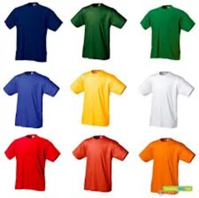 Футболки Поло и футболки под горло для нанесения логотипа. 2