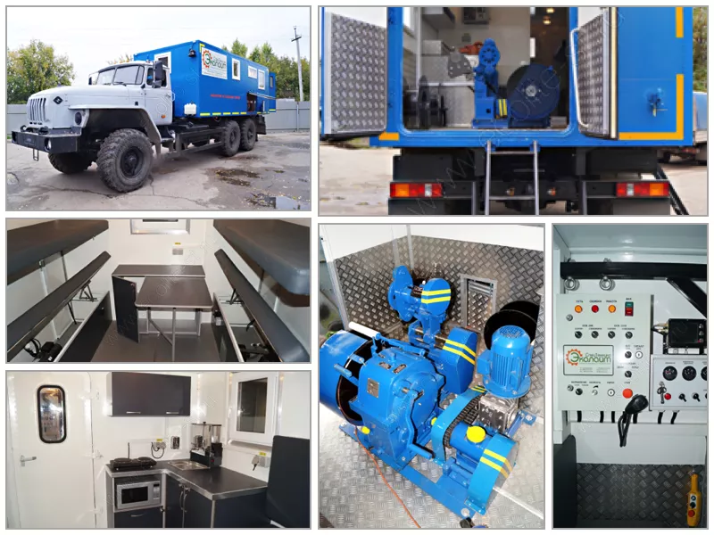 Агрегат исследования скважин на базе Урал-4320