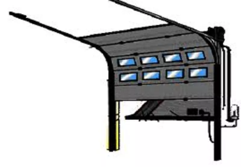 Рольворота, гаражные, промышленые секционные ворота 6