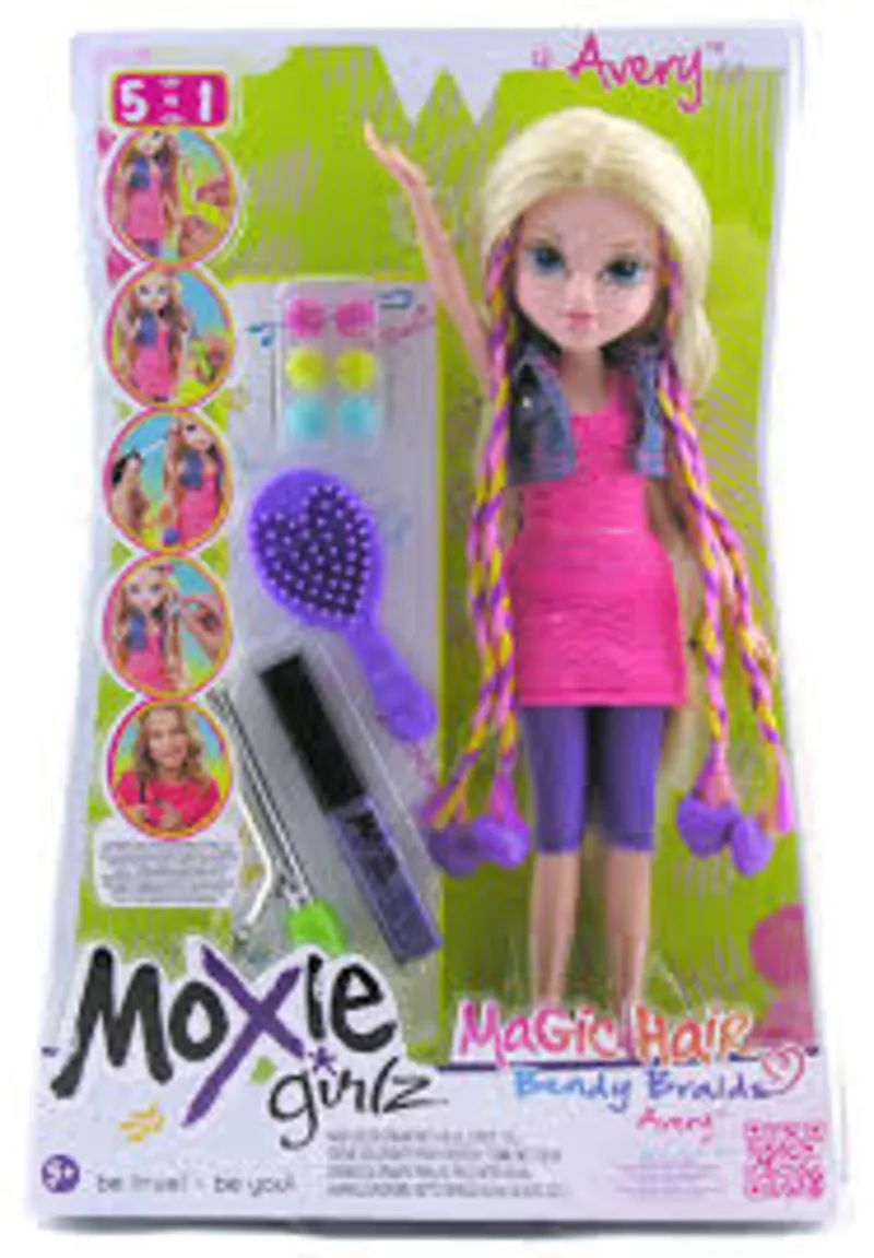 Moxie кукла стильные прически-косы