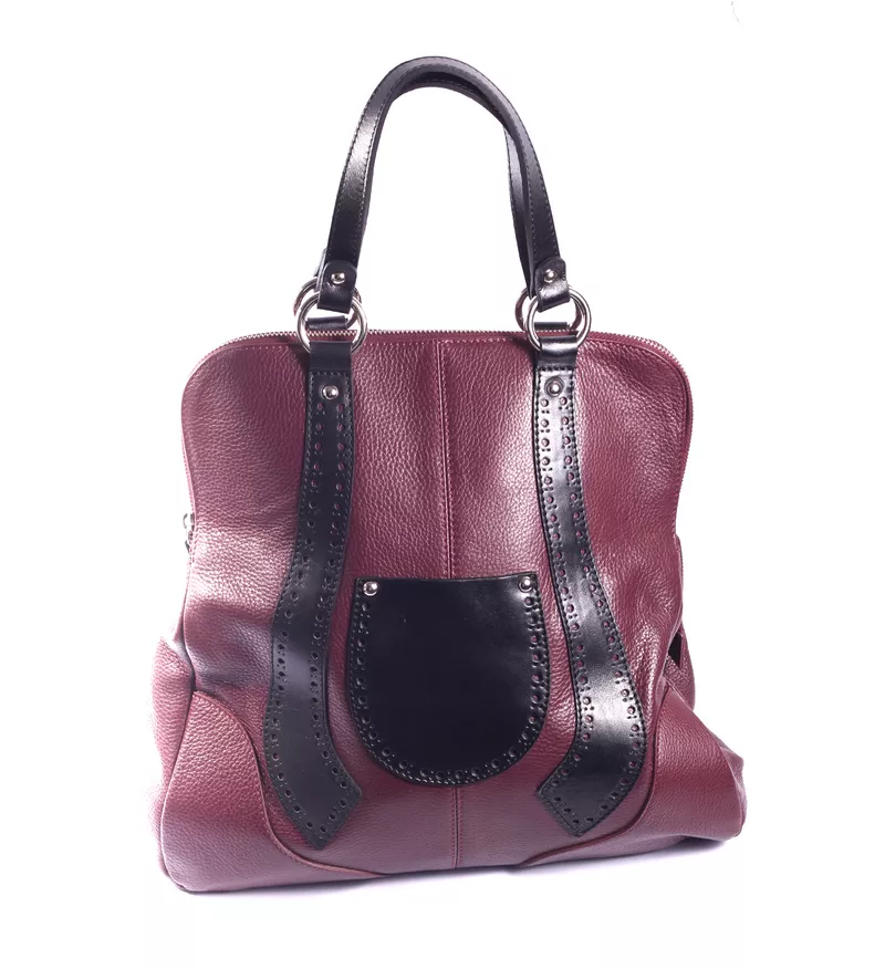 Вместительная женская сумка,  из натуральной кожи Код 5986 Б