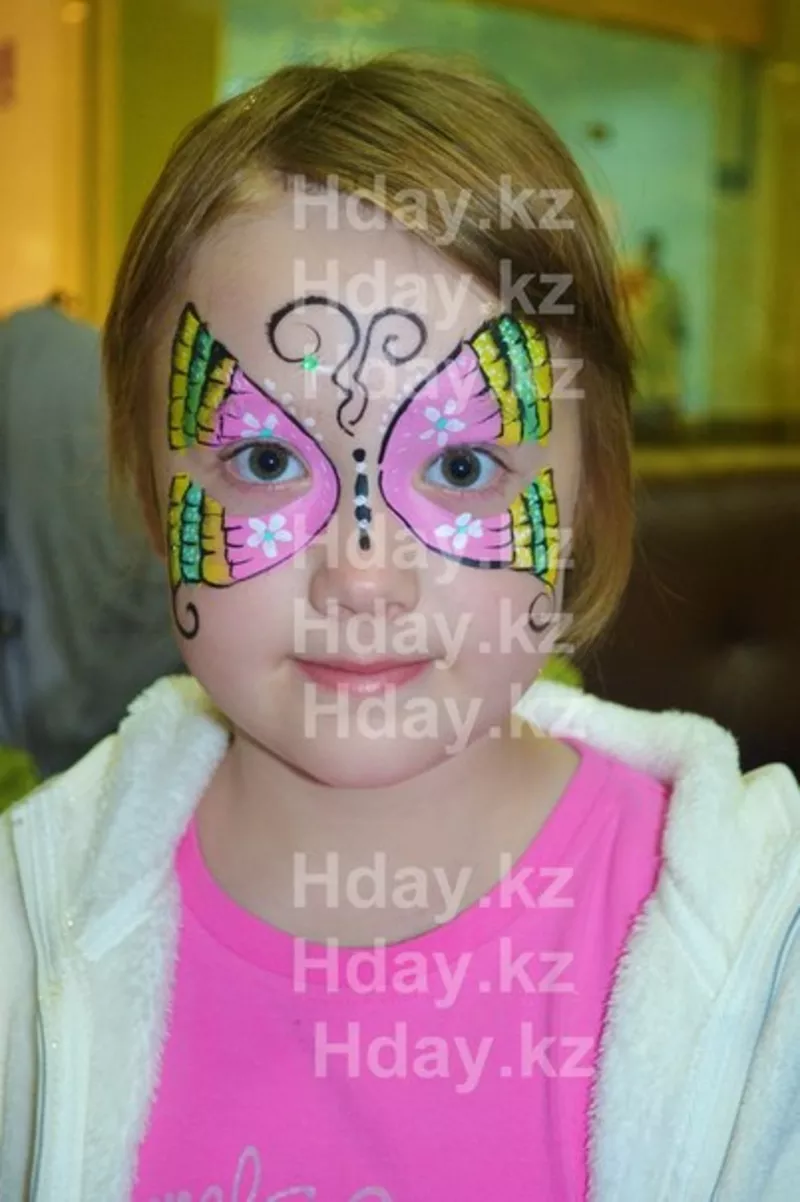 Аквагрим для взрослых и детей в Алматы. Организация детских праздников.