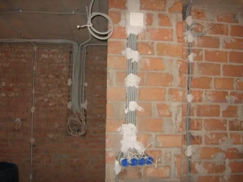 Электромонтаж квартир коттеджей помещений в Алматы. 2