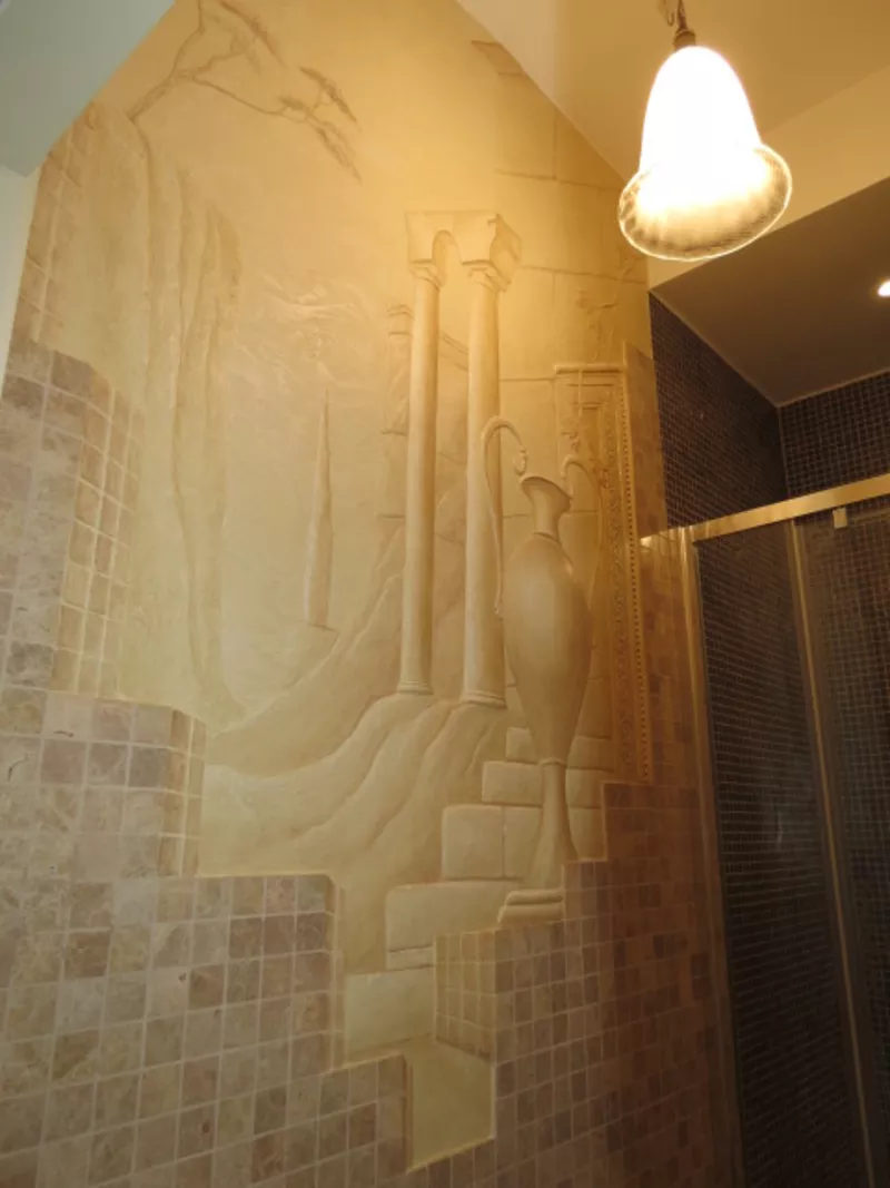 Услуги: Роспись стен в Алматы,  барельеф,  декор штукатурка 4