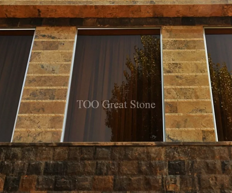 Травертин с черными прожилками в Алматы 2