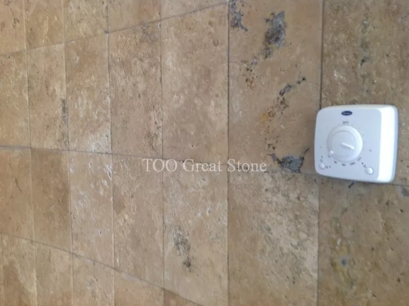 Травертин с черными прожилками в Алматы 3