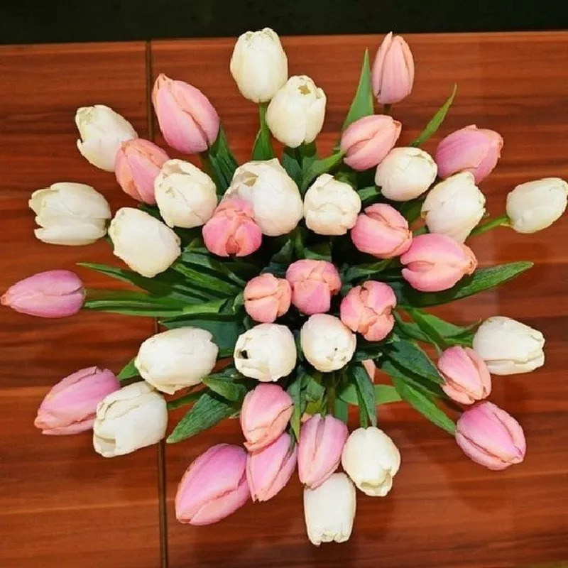 Отличная скидка на букет из 31 голландского тюльпана 3