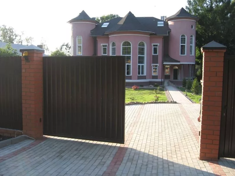 Сдвижные ворота в Алматы 2
