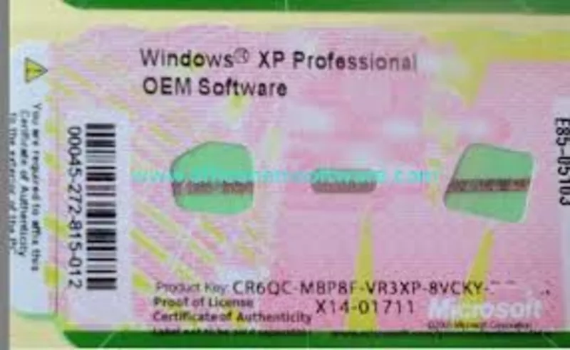 Windows XP Professional Sp 3    