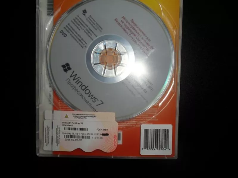 Windows 7 Pro 32-bit Eng/Rus 1pk DSP OEI DVD 2