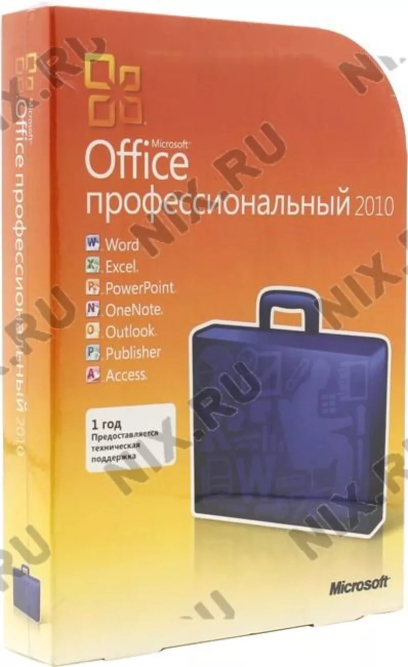 Office 2010 Pro (32-64 bit) eng/rus,  box