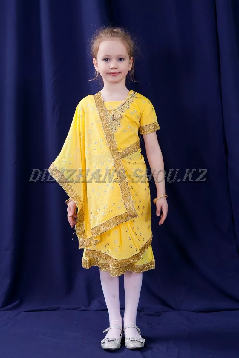Детские индийские костюмы сари на прокат в Алматы 3