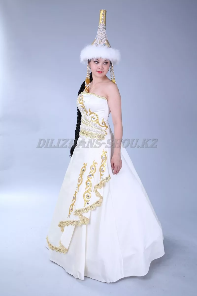 Казахские свадебные платья на Кыз узату в  Алматы 4