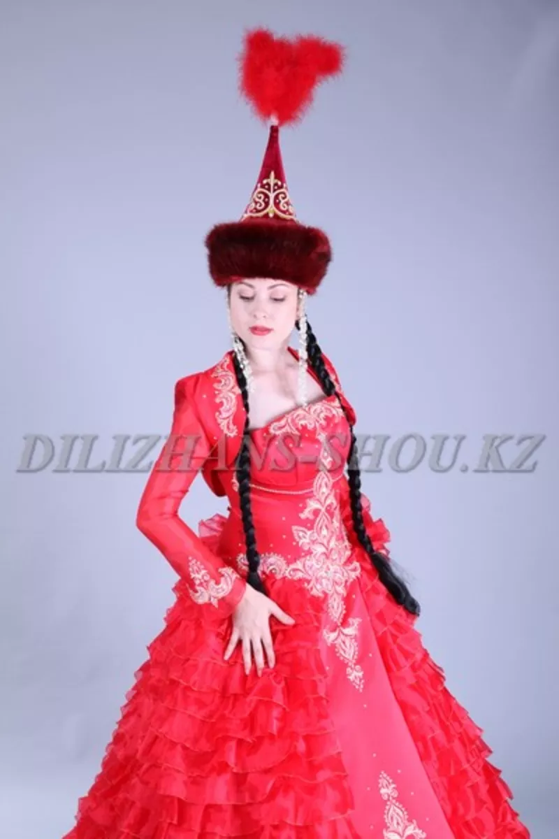 Казахские свадебные платья на Кыз узату в  Алматы 5
