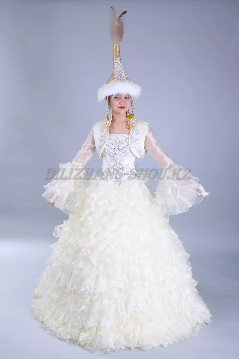 Казахские свадебные платья на Кыз узату в  Алматы 6