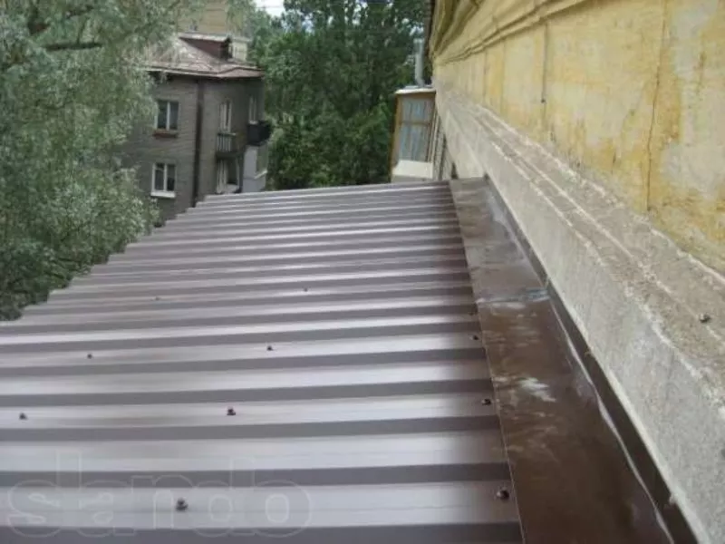Ремонт крыш,  кровли балконного козырька в Алматы