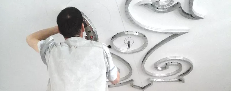 монтаж подвесных гипсокартонных потолков, установка гипсокартонных пер 4