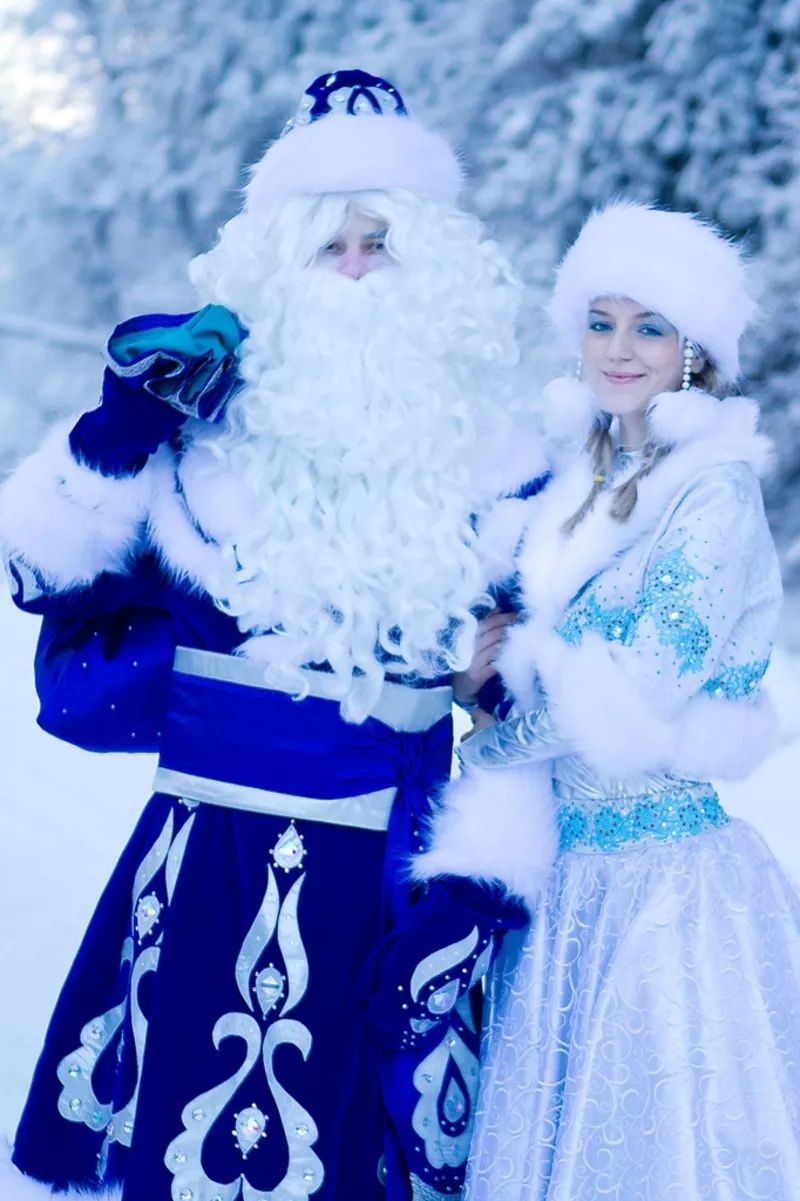 Дед Мороз и Снегурочка в Алмате