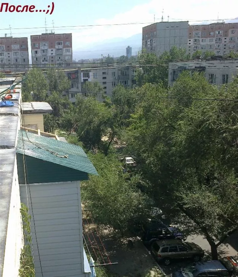 Ремонт крыш,   балконного козырька в Алматы!