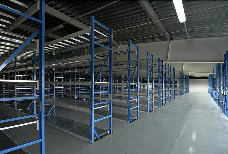 Полочные стеллажи с нагрузкой до 600 кг на полку!