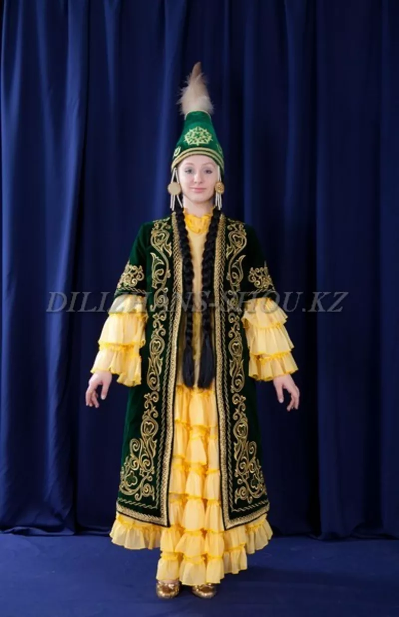 Шикарные Казахские национальные платья на прокат в Алматы 4