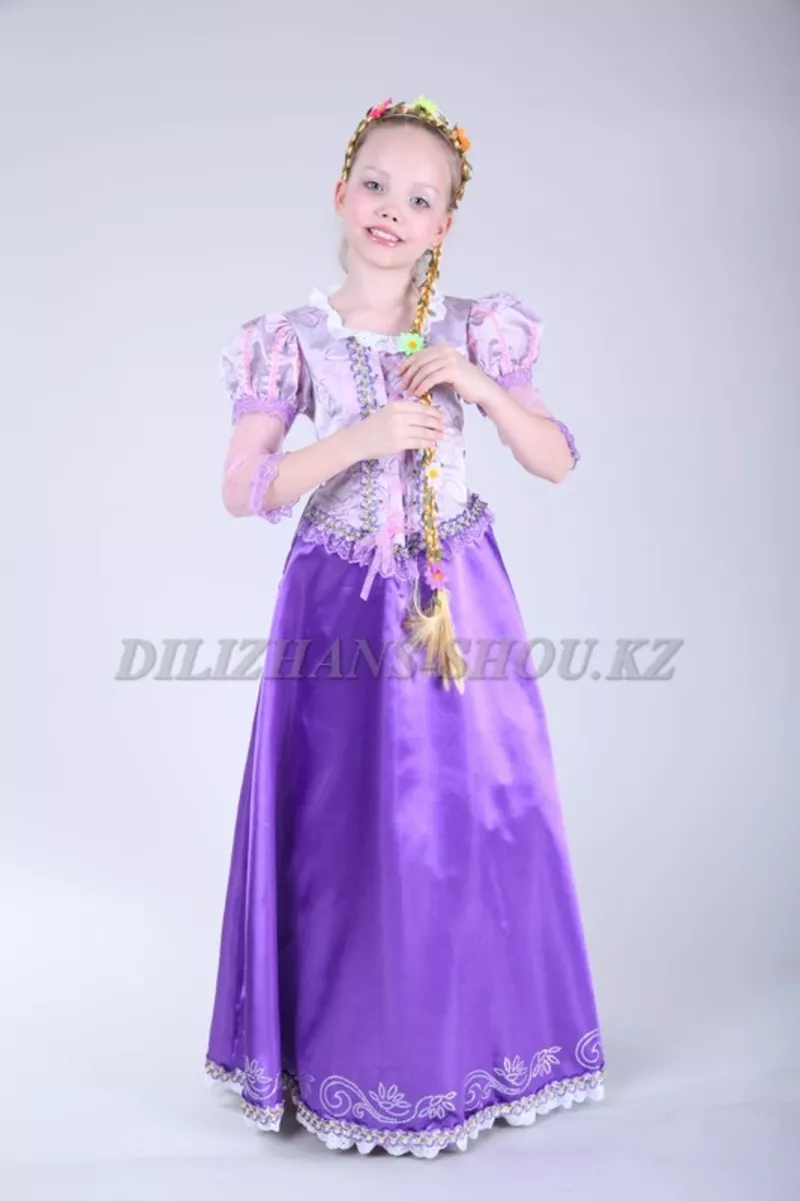 Прокат карнавальных костюмов Диснеевских Принцесс для маленьких модниц в Алматы 2