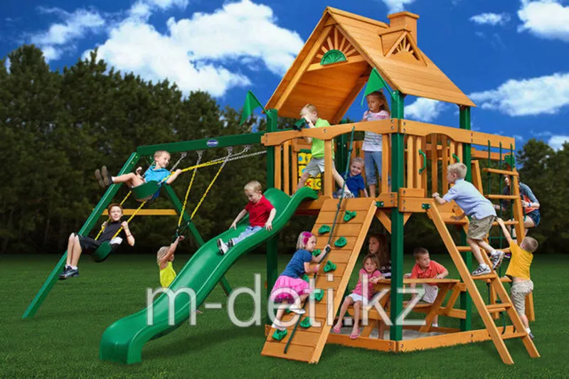 Непоседа детский игровой комплекс из дерева