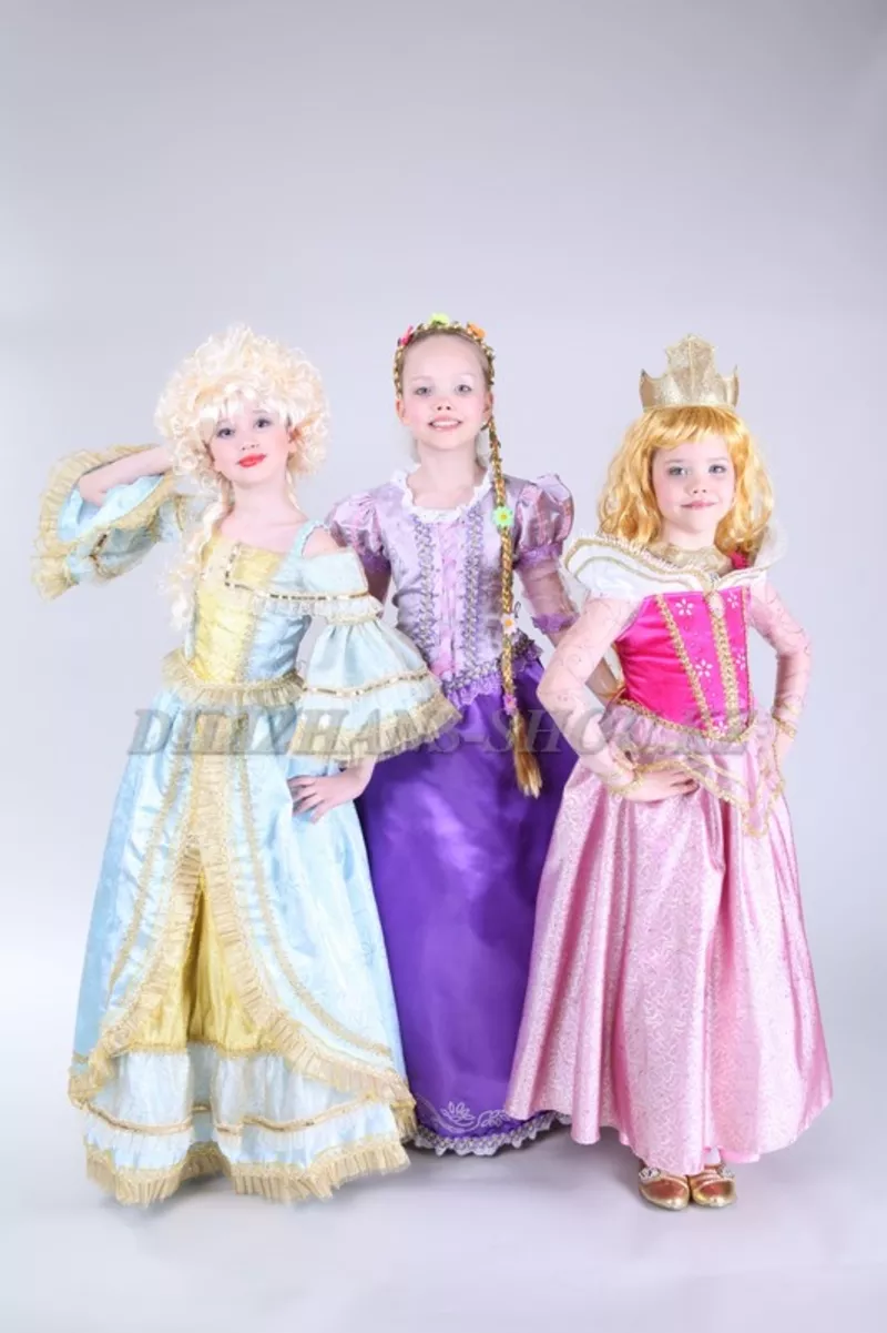 Карнавальные костюмы принцесс и королев для девочек  5