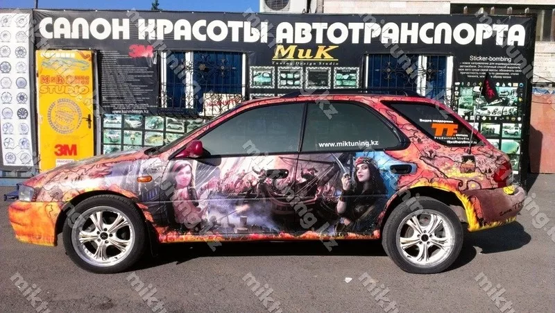 Автонаклейки в Алматы 11