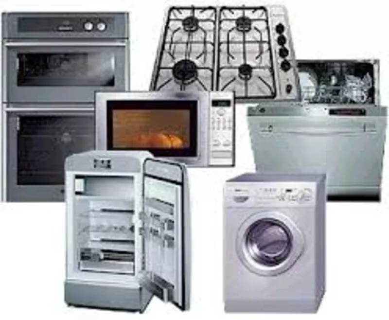 100%Ремонт стиральных машин газовых электрических плит холодильников