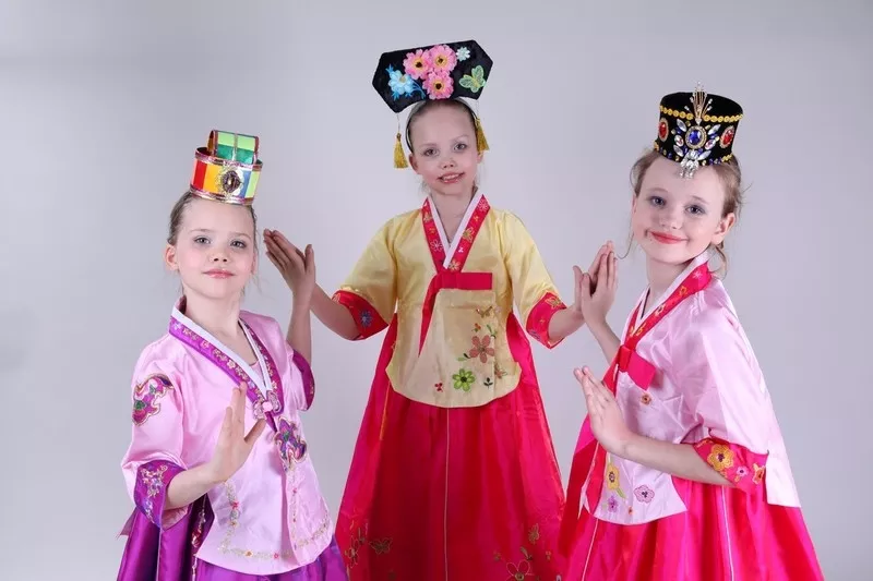 Детский национальный корейский костюм “ханбок” на продажу в Алматы