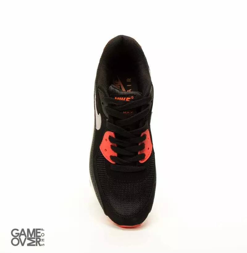 Nike Air Max 90 Black/Grey/Coral 3