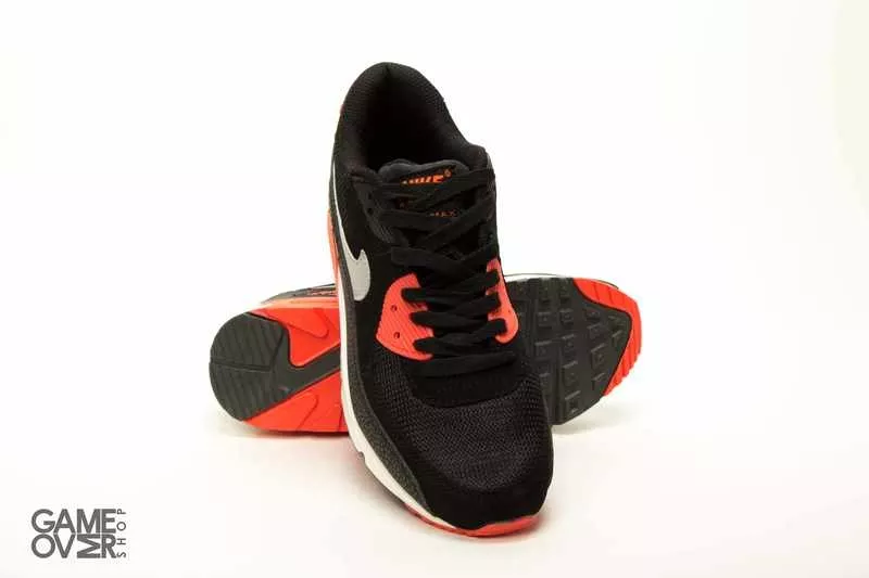 Nike Air Max 90 Black/Grey/Coral 7