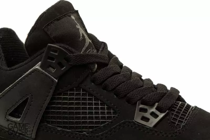 Nike Air Jordan Retro 4 Black 2